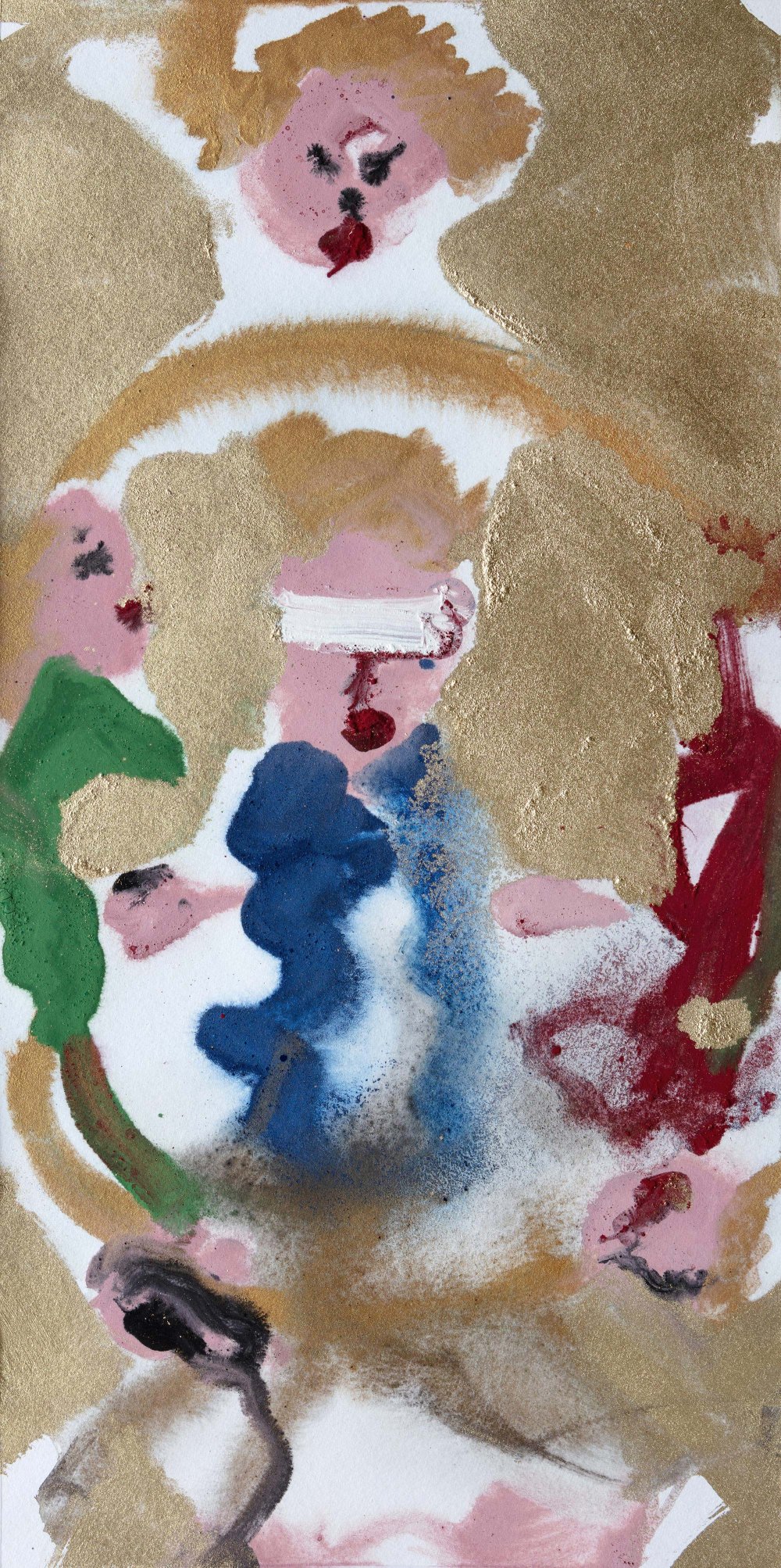 La Ruota. I Tarocchi, 53 × 24 cm, eggtempera on paper, 2021