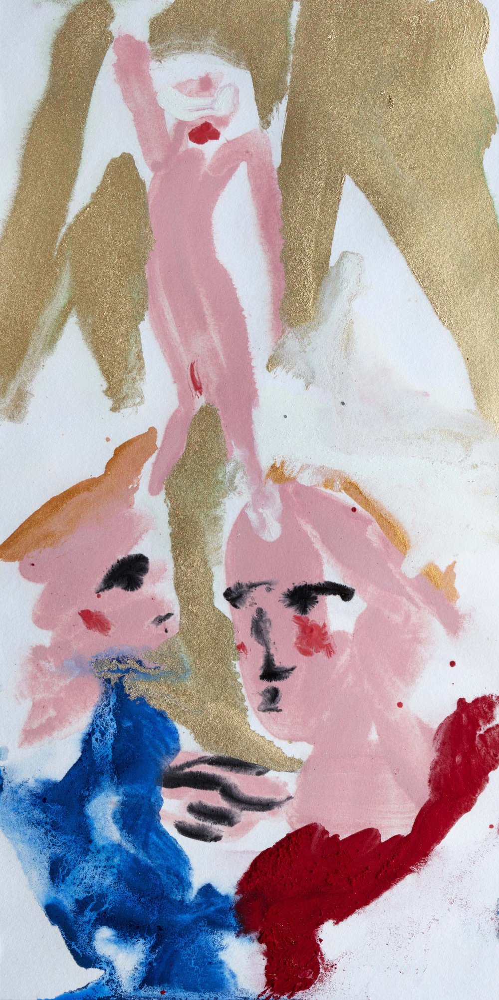 I Amore. I Tarocchi, 53 × 24 cm, eggtempera on paper, 2021