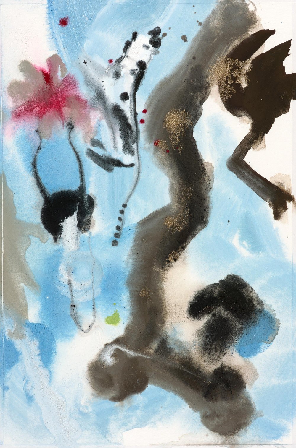 G6. Eutopia, 35 × 23 cm, oiltempera on paper, 2024