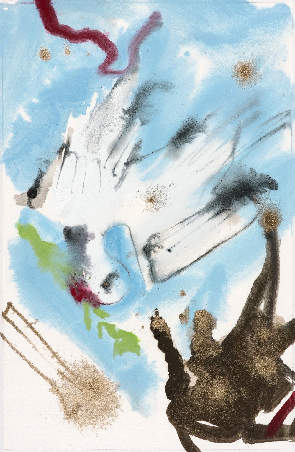 G3. Eutopia, 35 × 23 cm, oiltempera on paper, 2024