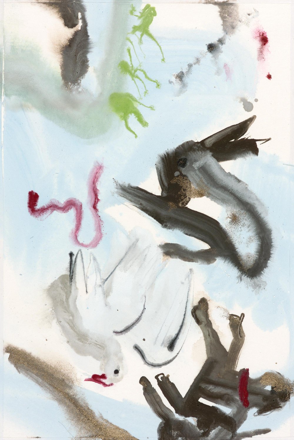 G2. Eutopia, 35 × 23 cm, oiltempera on paper, 2024